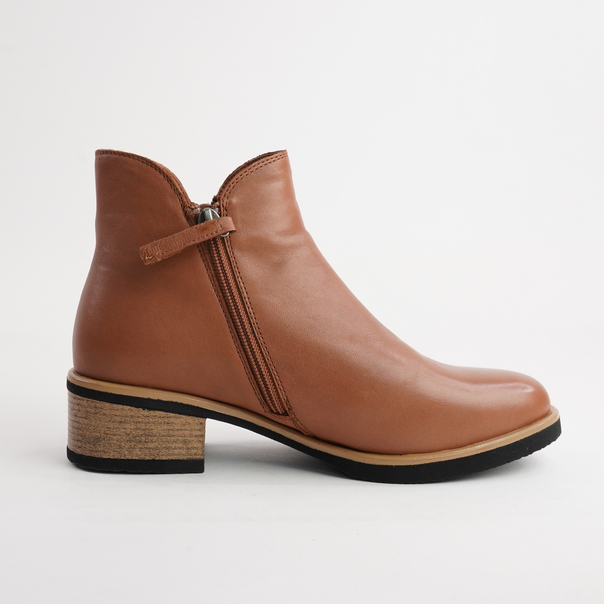 Dolomite Brandy Leather Ankle Boots