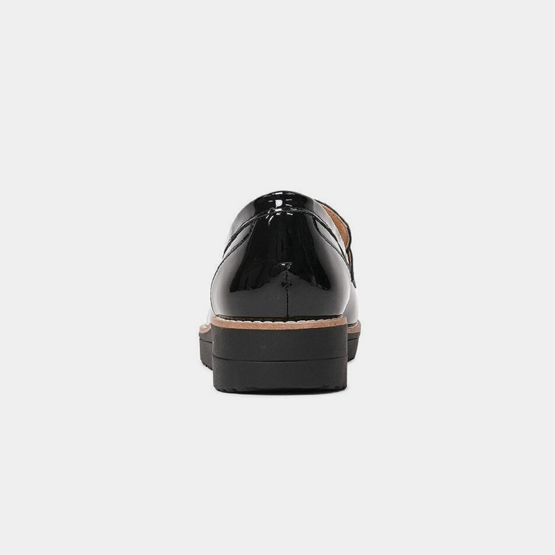 Ozama Black Patent Leather Loafers