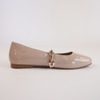 Petra Nude Patent Ballet Flats