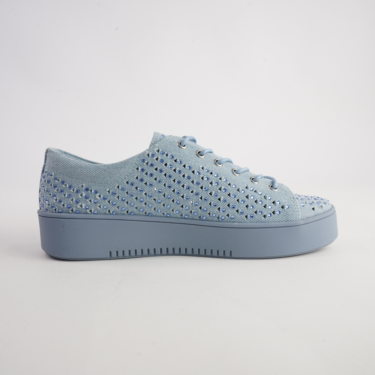 Lisbett Light Denim/ Denim Jewels Sneakers - DJANGO AND JULIETTE | Shouz