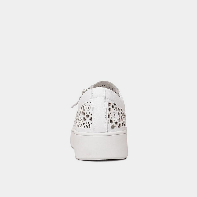 Leitha White Leather Sneakers