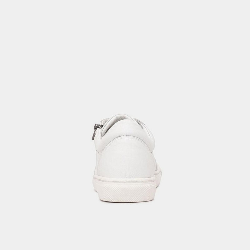 Ronnie All White Leather Sneakers