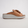 Sonny Coconut Leather Slides