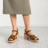Jemi Tan Leopard Pony Leather Heels