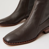 Folmy Choc Leather Knee High Boots