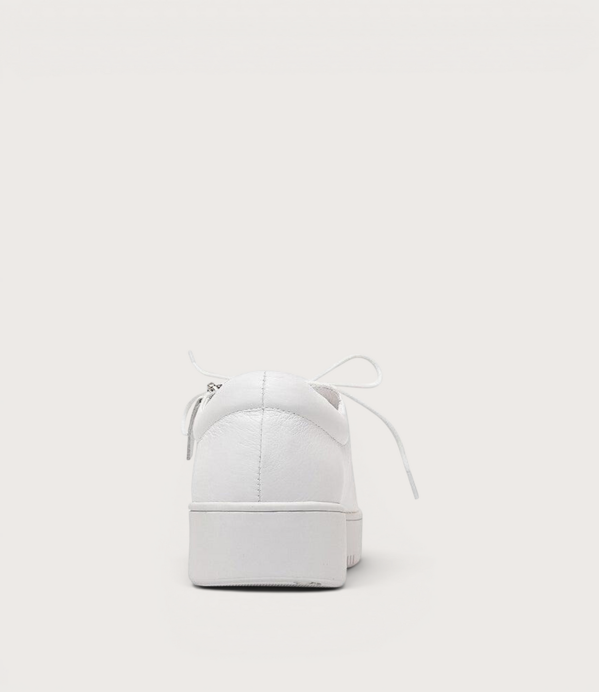 Laila White Leather Sneakers