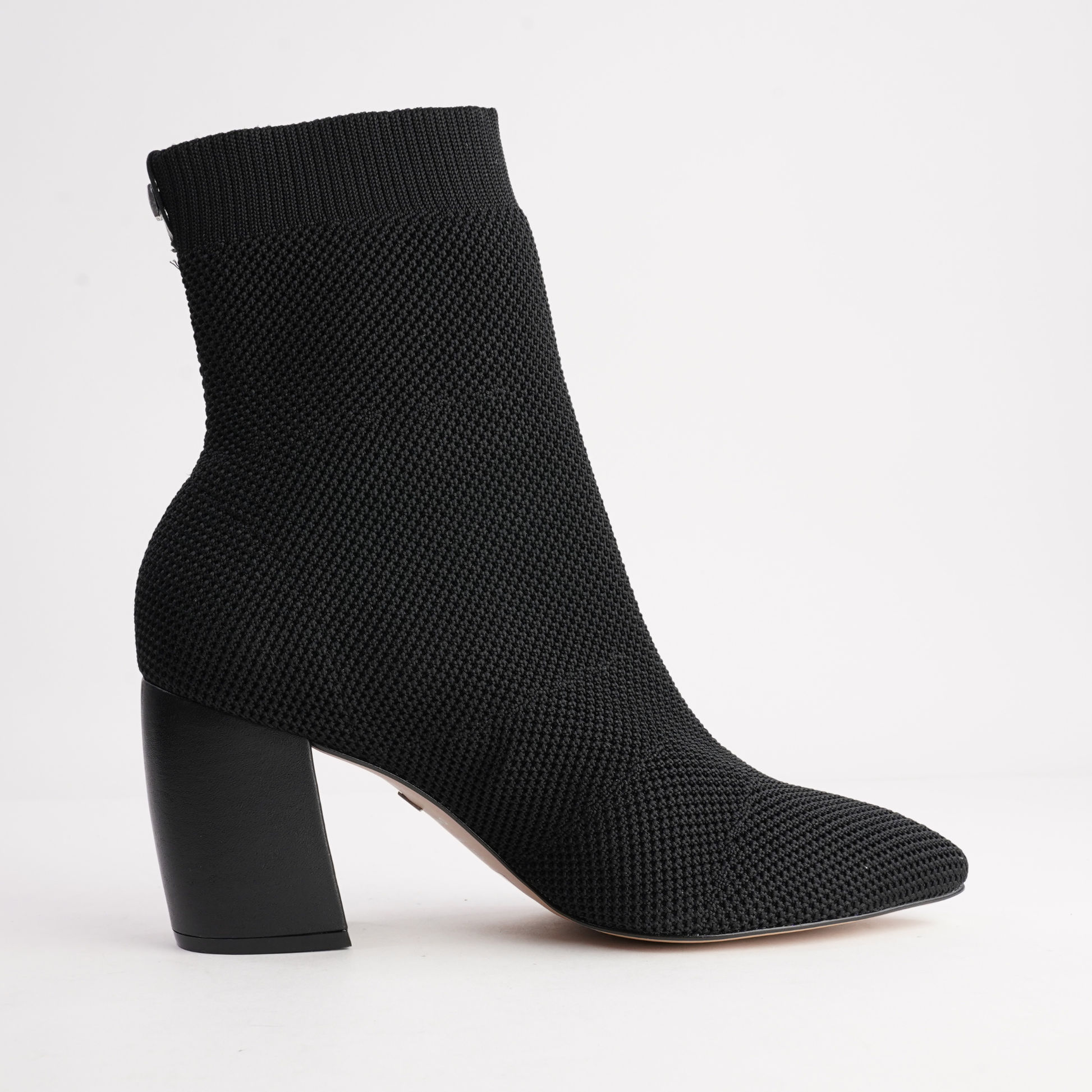 147240 Black Knit Ankle Boot - CARRANO | Shouz