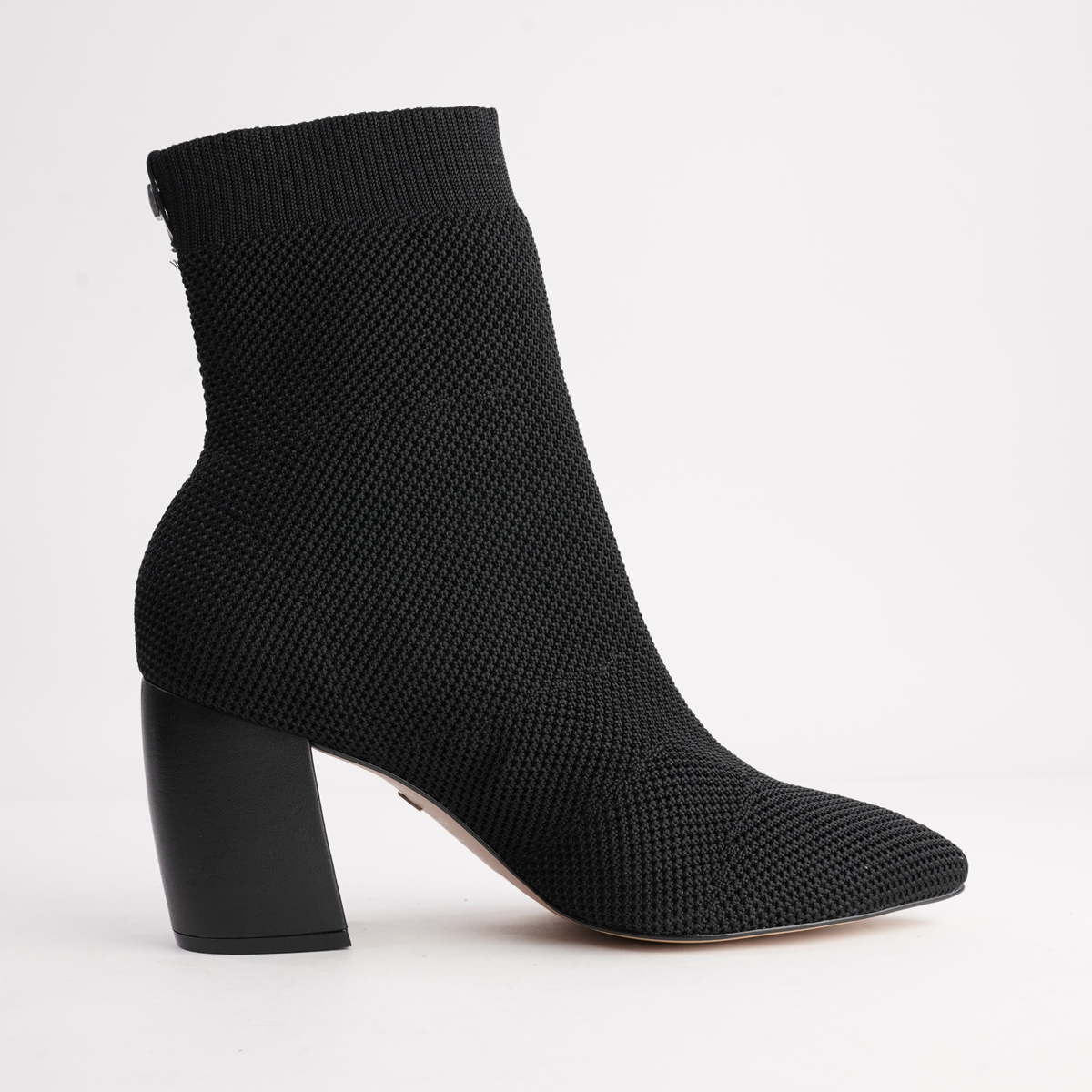 147240 Black Knit Ankle Boot - CARRANO | Shouz