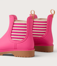 Laurina Fuschia Stripe Gumboots