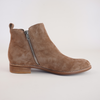 Nakta Light Choc Suede Leather Ankle Boots