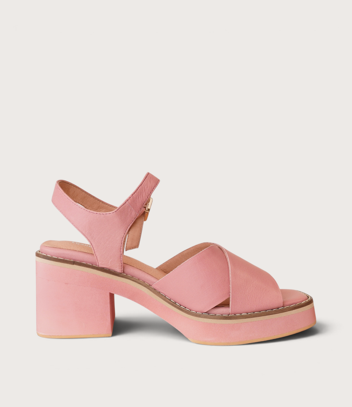 Jemi Pretty Pink Leather Heels