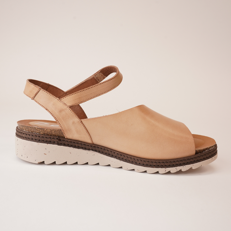 Lena Natural Leather Sandals