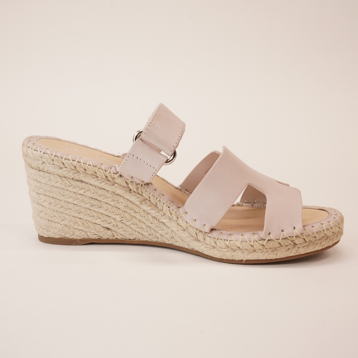 Goran Nude Leather Espadrille Wedges - TOP END | Shouz