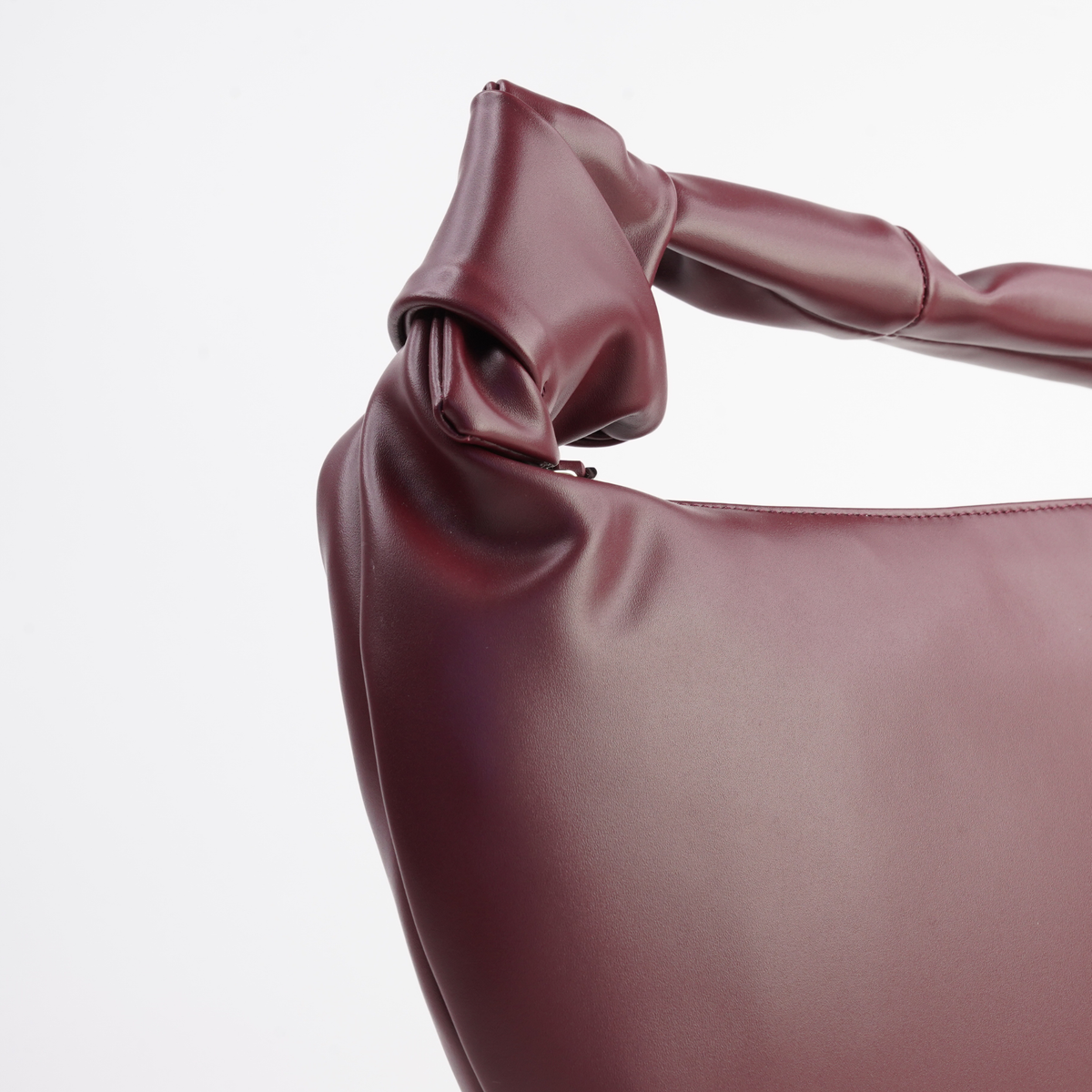 Effie Burgandy Leather Bag - MOLLINI | Shouz
