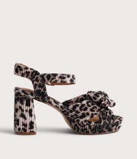 Sam Tan Leopard Heels