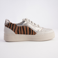 Nevyle Almond Multi Leather Sneakers - DJANGO AND JULIETTE | Shouz