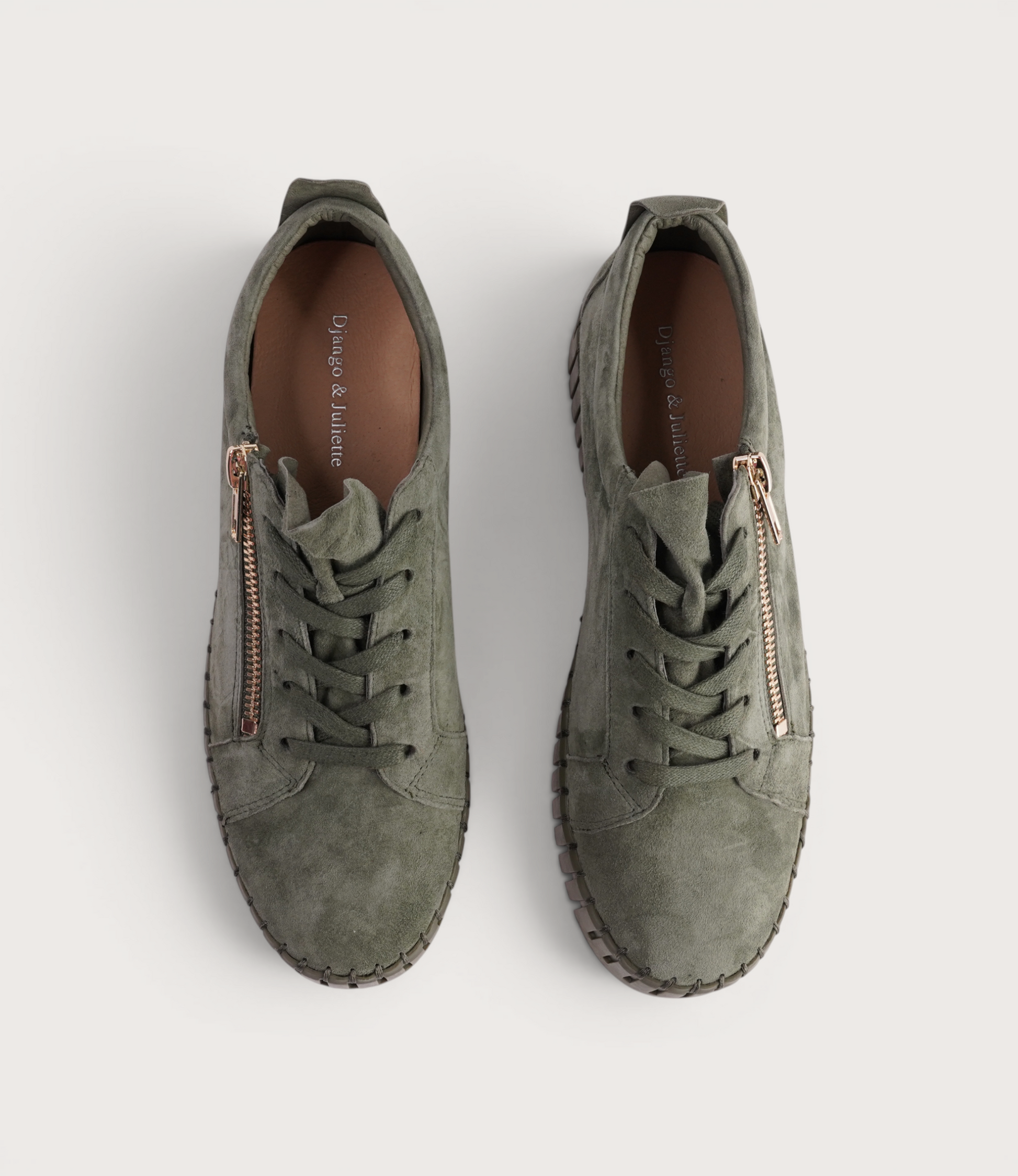 Bump Khaki Suede/ Khaki Sole Sneakers