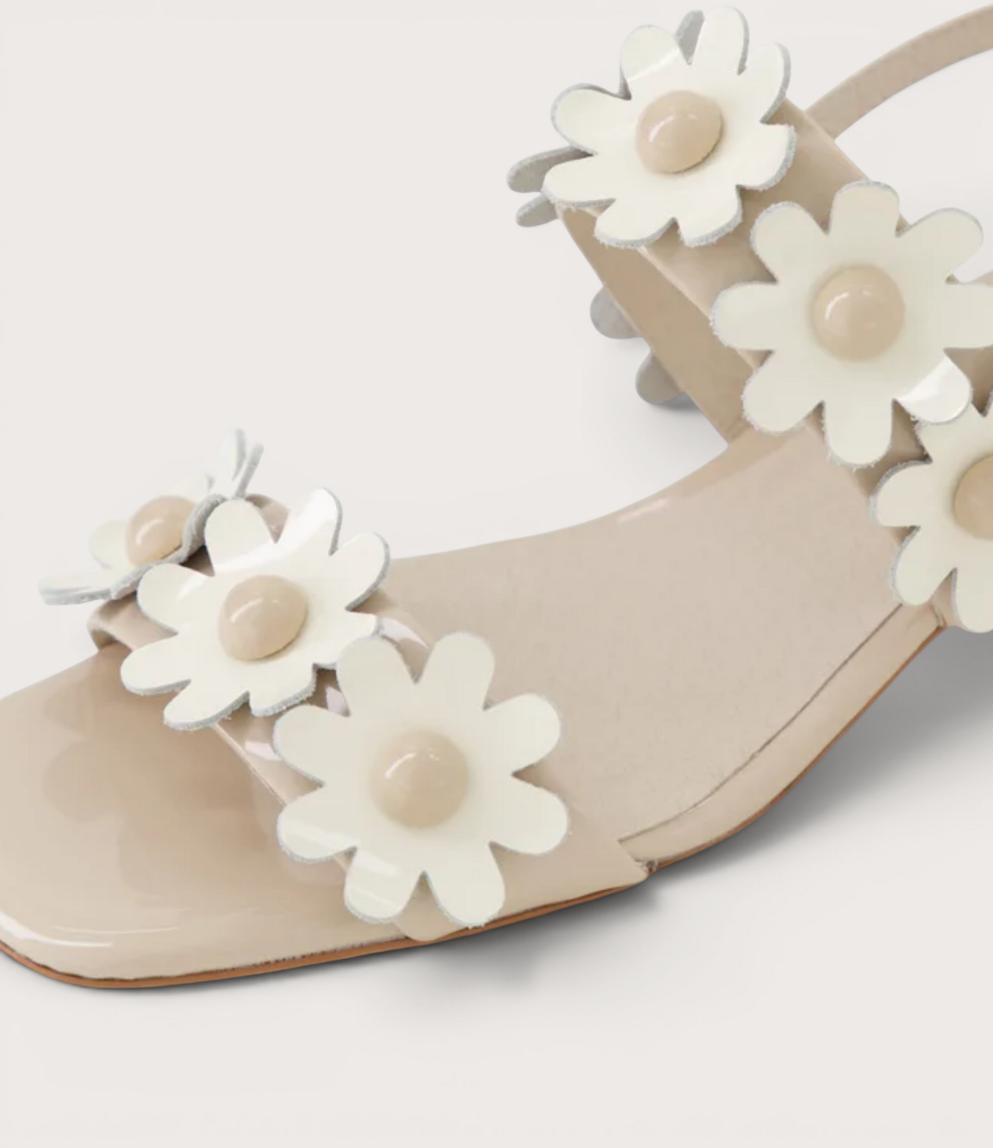 Hatsyl Nougat Patent Heels