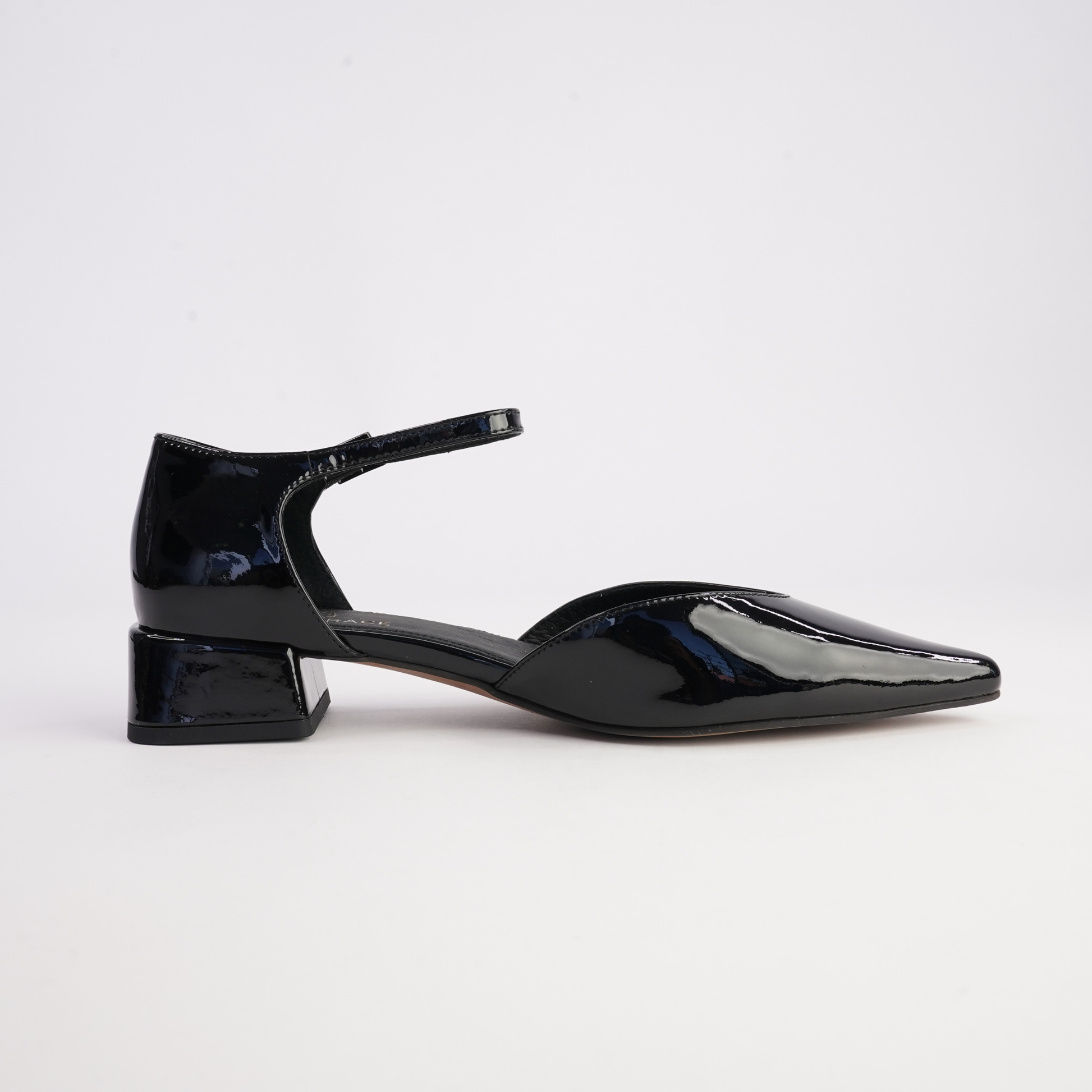 Munich Black Patent Leather Flats - WITH GRACE | Shouz