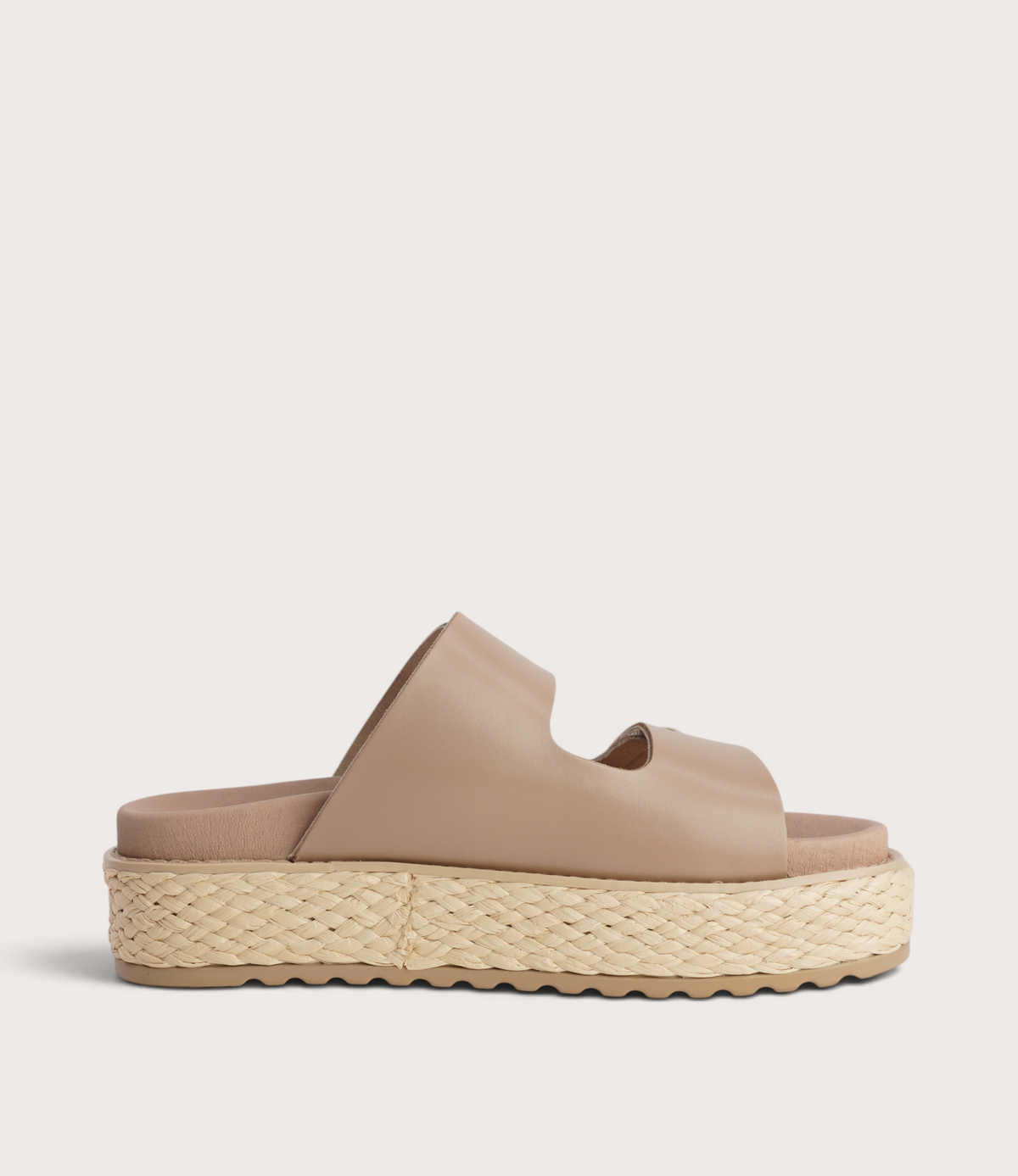 Bowers Stone Leather Slides