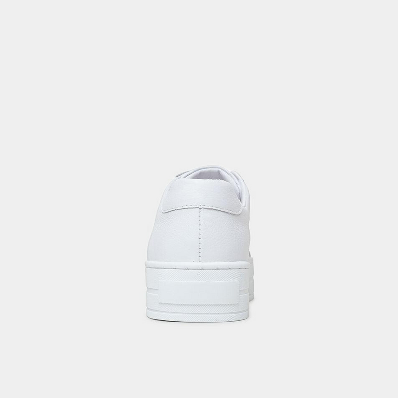 Shia White Leather Sneakers