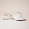 Rulie White Patent Leather Heels