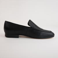 Inchic Black Leather Loafers