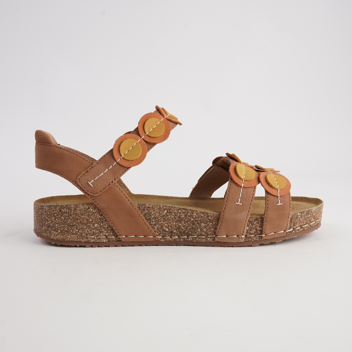 Hannah 13 Natural Multi Leather Sandals - JOSEF SEIBEL | Shouz