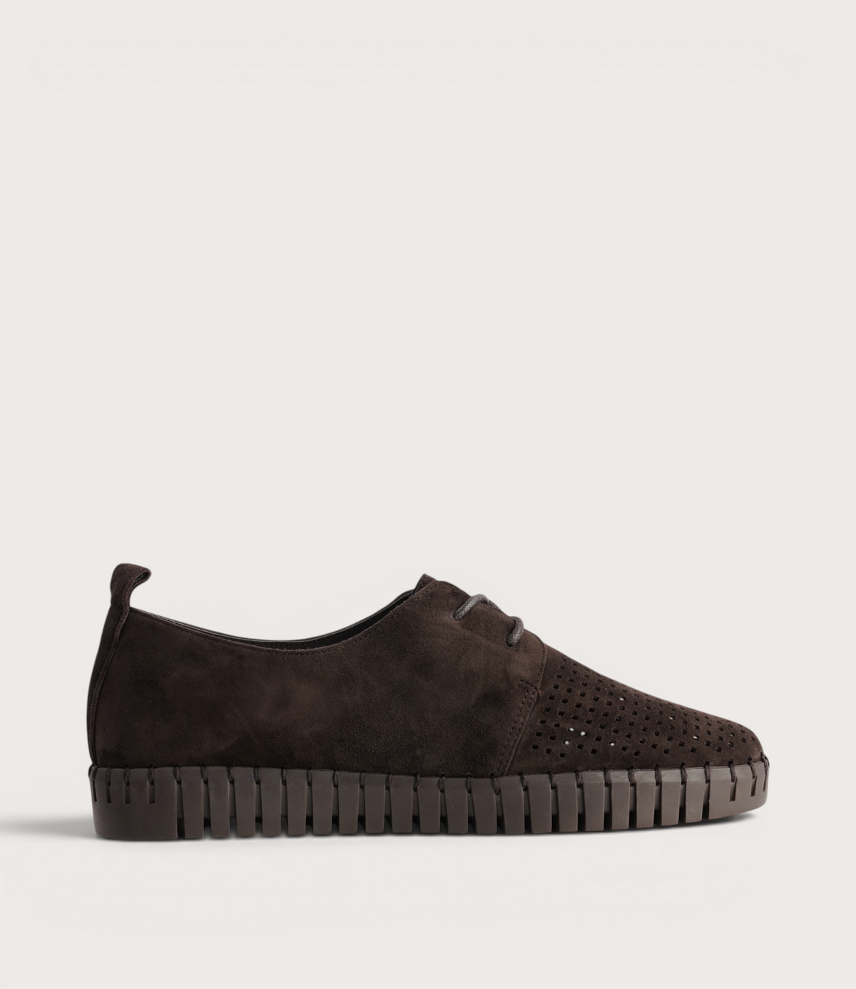 Huston Choc Suede Leather Sneakers