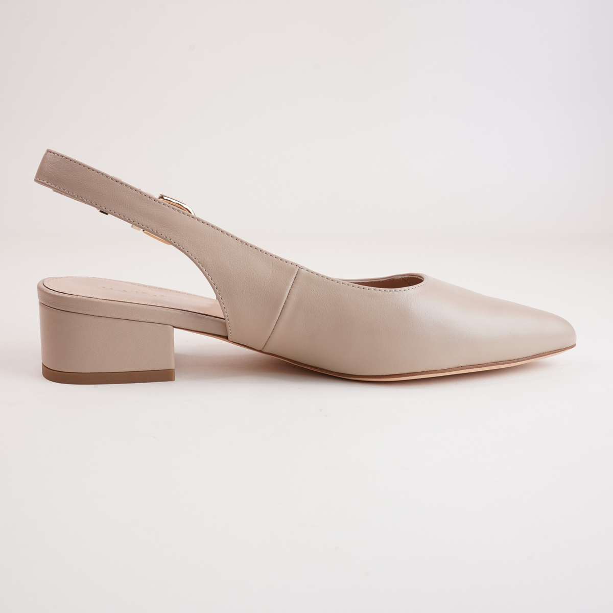 Thetrim Stone Leather Heels - MOLLINI | Shouz