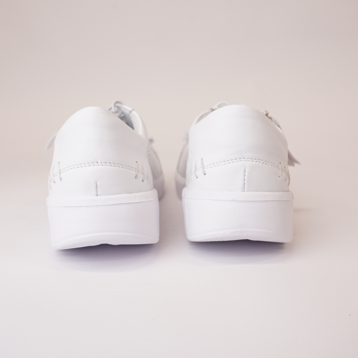 Billy White Leather Sneakers - SALA | Shouz