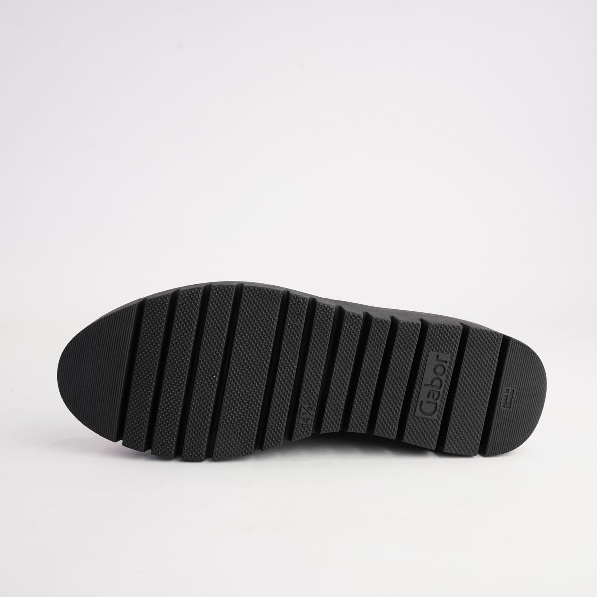 Gertie Black Leather Ankle Boots - GABOR | Shouz