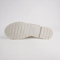 Winona Platino Leather Slides