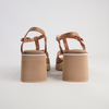 Jerseys Tan Leather Heels
