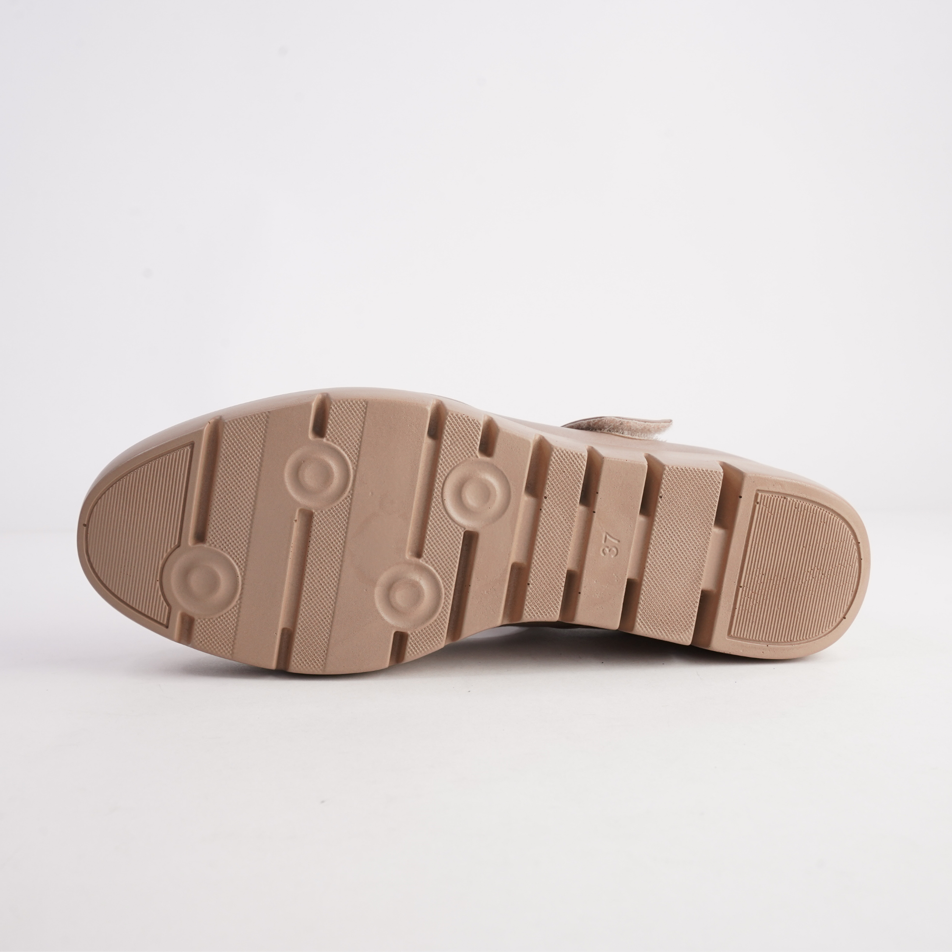 Solo Dark Stone Leather Flats - SALA | Shouz