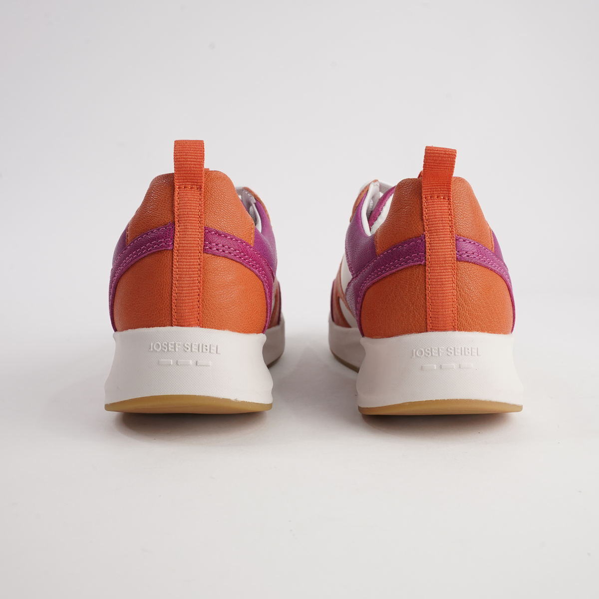 Elli 09 Magenta Multi Leather Sneakers - JOSEF SEIBEL | Shouz