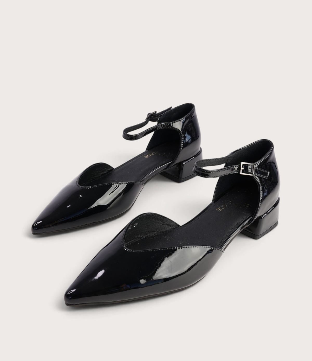 Munich Black Patent Leather Flats