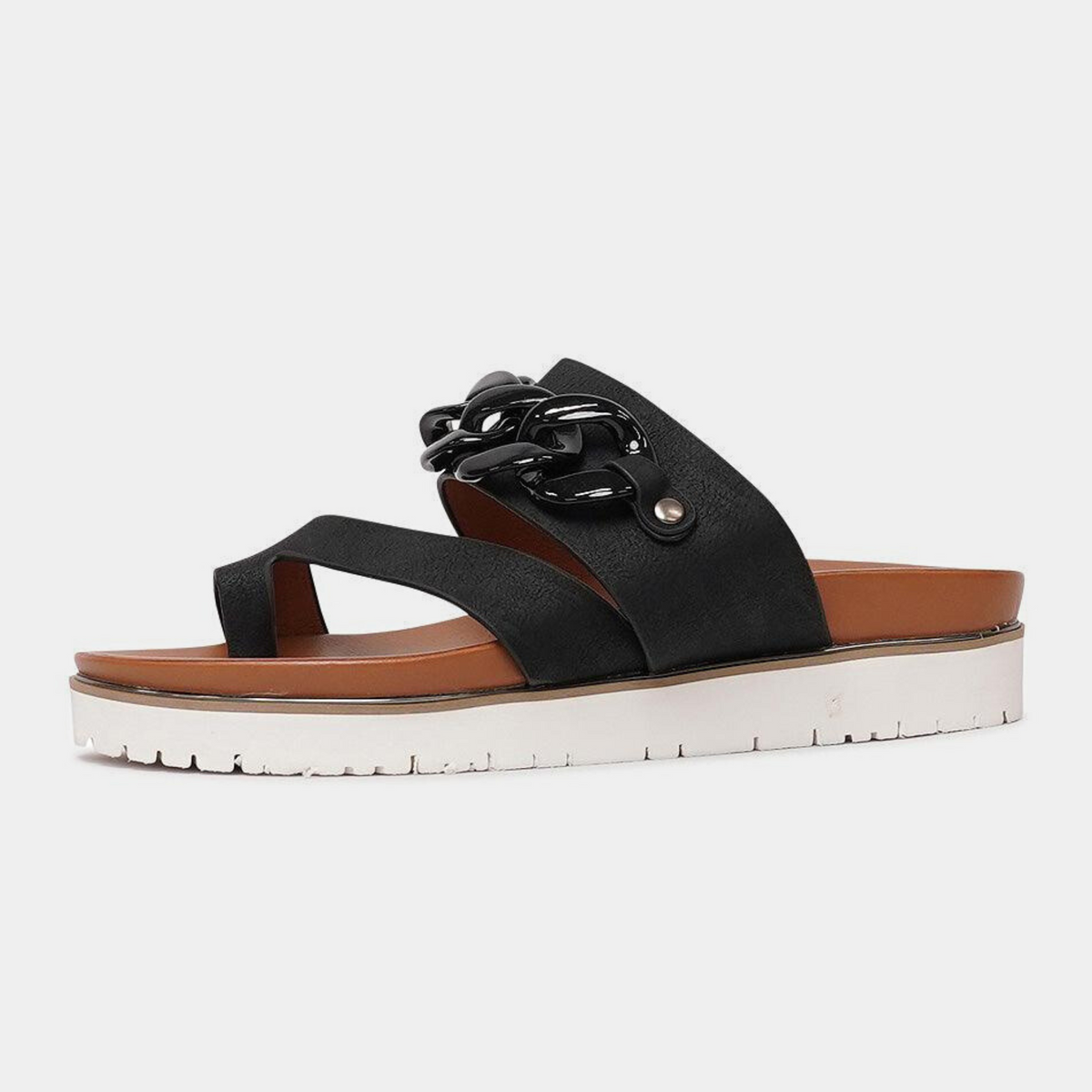 Cai Black Sandals - LOS CABOS | Shouz