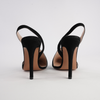 Serena Black Suede Heels