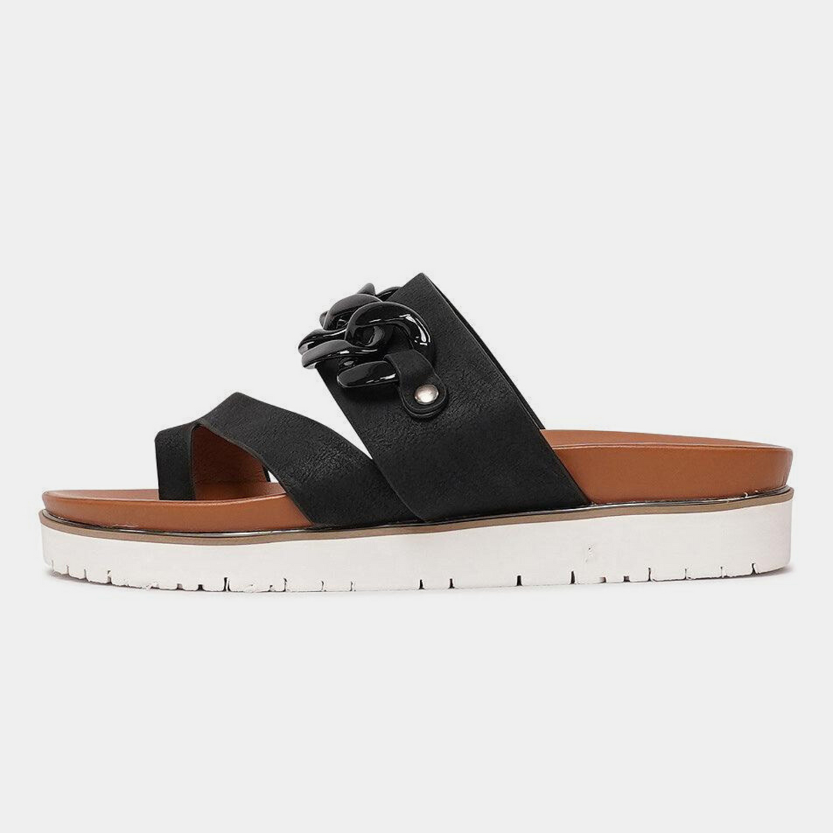 Cai Black Sandals - LOS CABOS | Shouz