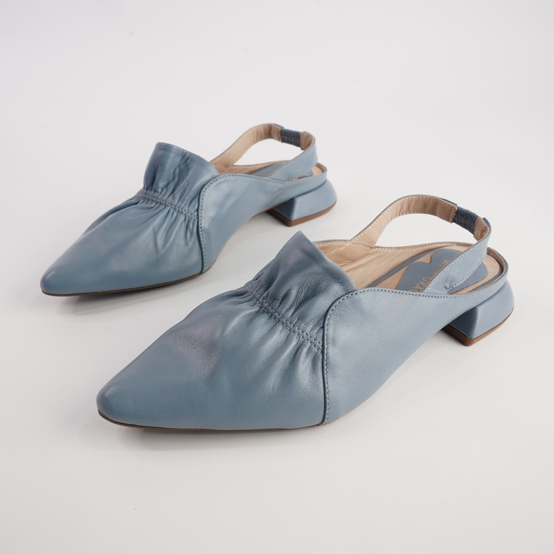Valora Jeans Leather Flats
