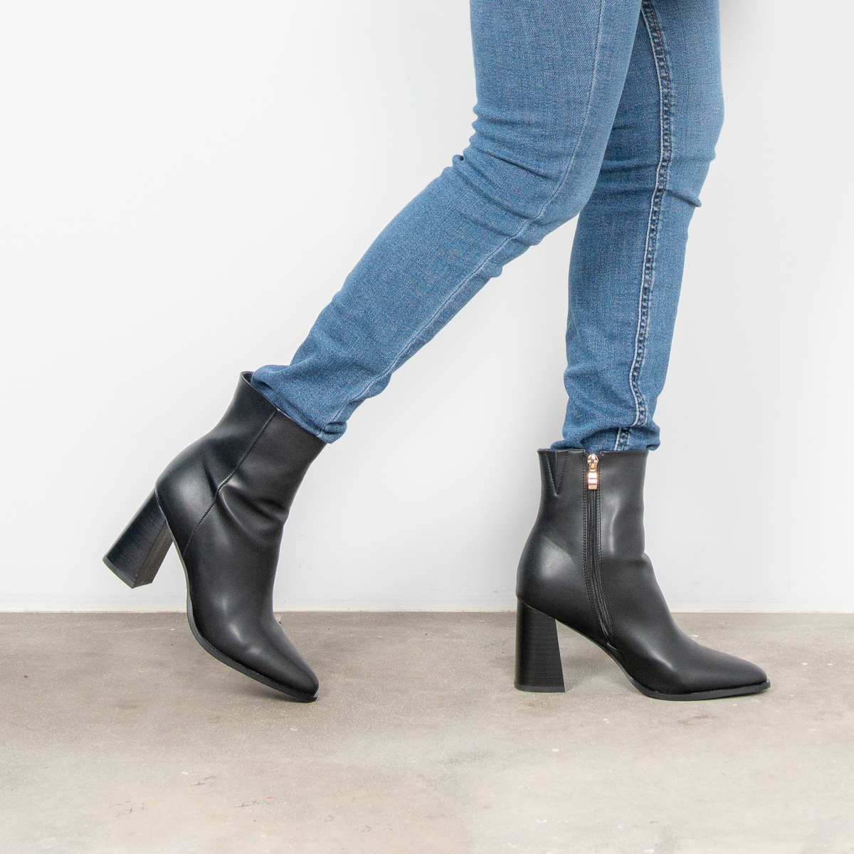 Kaysen Black Ankle Boots - BILLINI | Shouz
