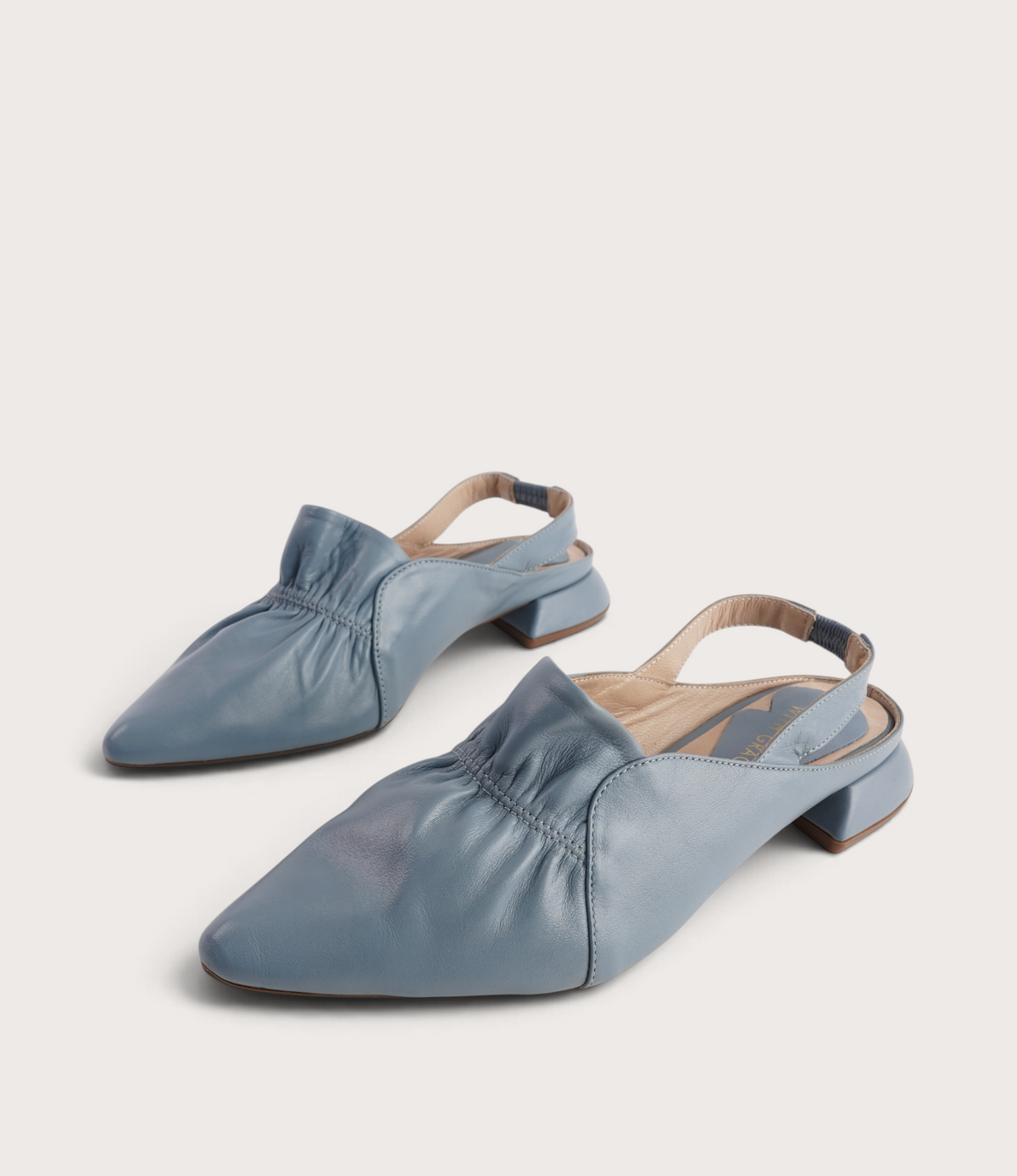 Valora Jeans Leather Flats