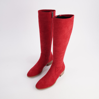 Timothie Ruby Suede Knee High Boots