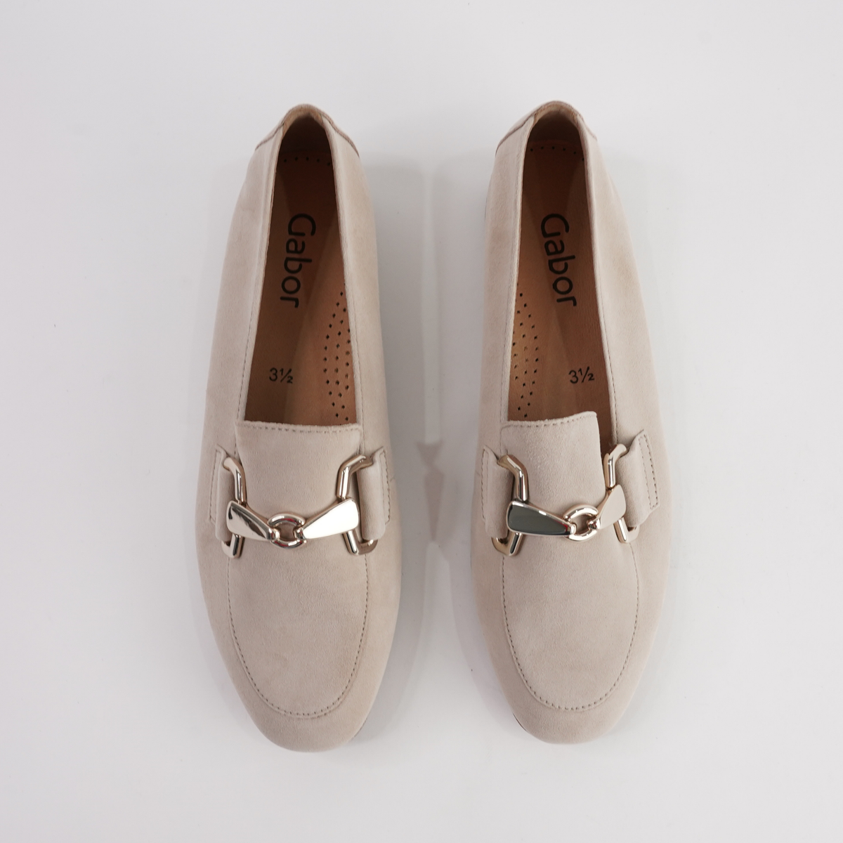 Edith Oak Suede Loafers - GABOR | Shouz