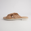 Winona Camel Cab Leather Slides
