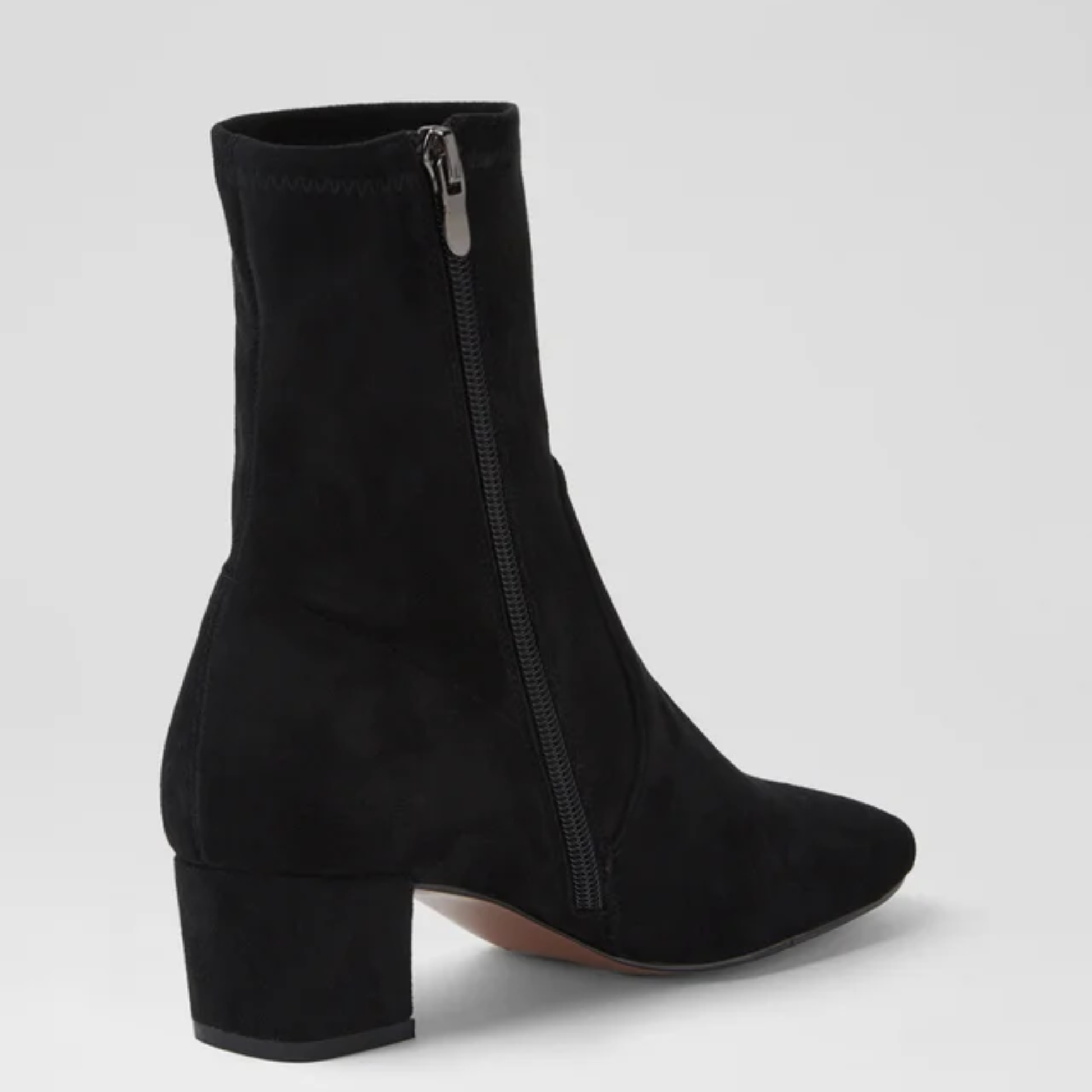 Hartful Black Stretch Microsuede Boots - DJANGO AND JULIETTE | Shouz