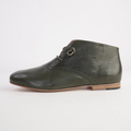 Ujala Olive Polish Leather Flats