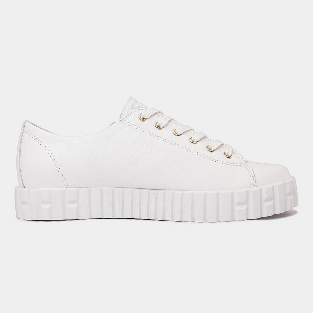 Osloe White Leather Sneakers - DJANGO AND JULIETTE | Shouz