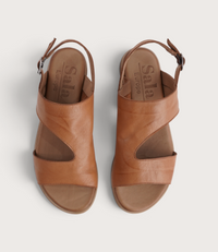 Mikey Coconut Leather Sandals